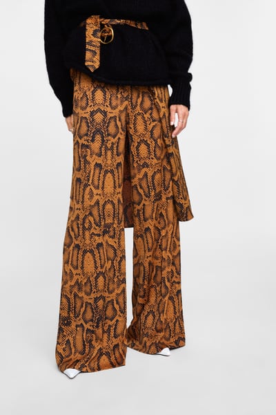 STNF Pattern Trouser Picks_Zara Snake Print Pants