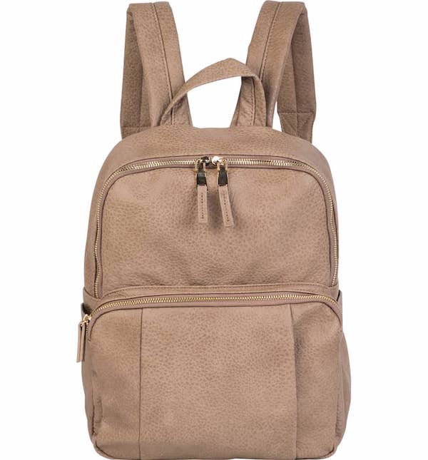 Bold Move Vegan Leather Laptop Backpack