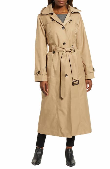 Jill Long Trench Coat LONDON FOG
